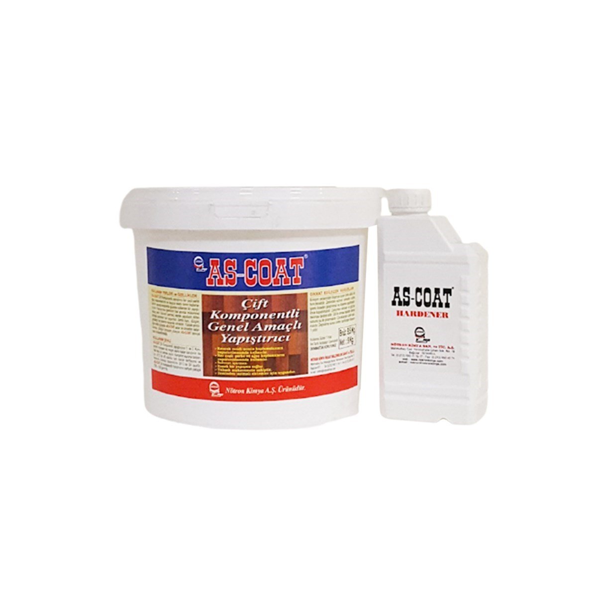 As-Coat 2K Çift Komponentli Parke Yapıştırıcı 25 Kg resmi