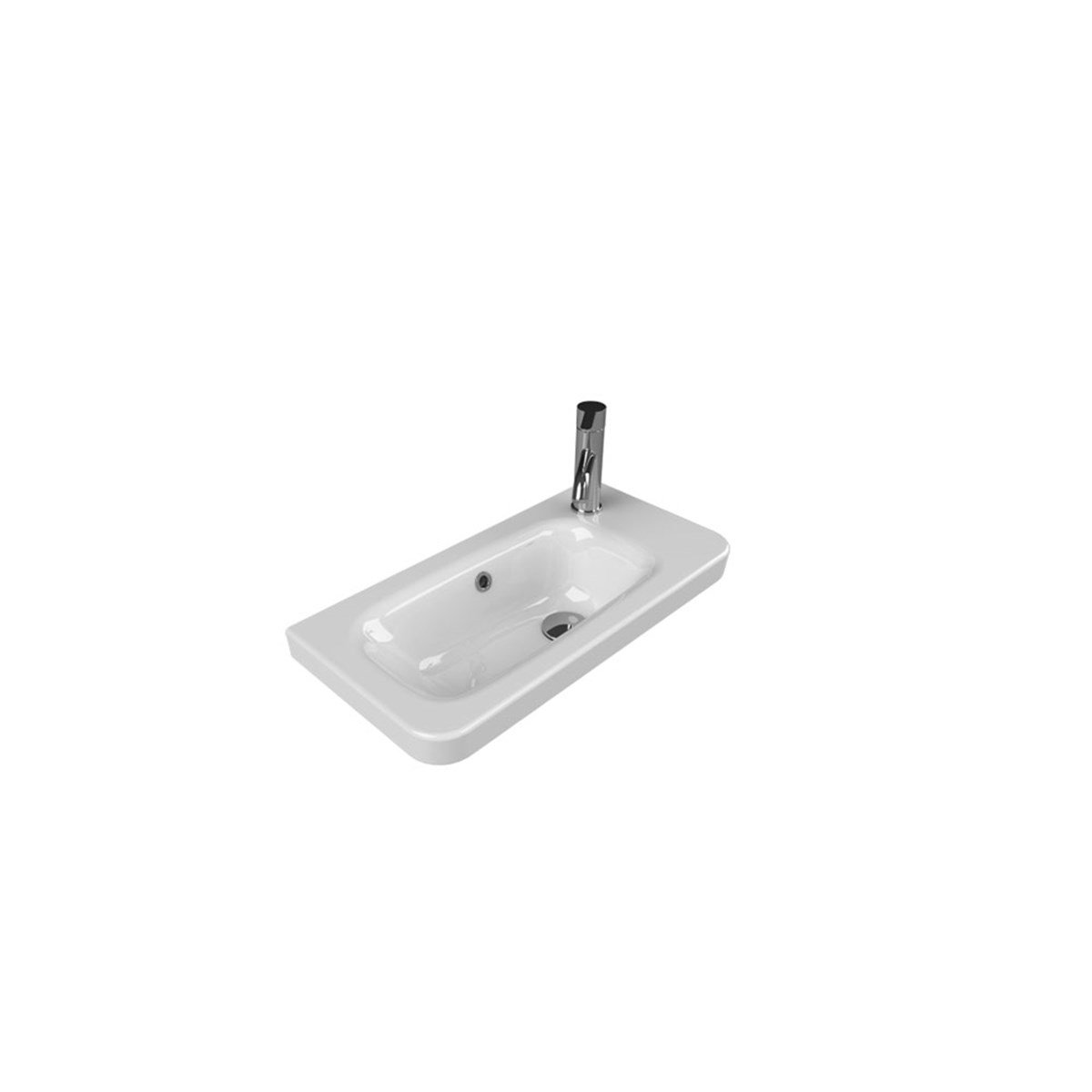 Turkuaz Cerastyle Noura Etajerli Lavabo 60X30Cm 033000-U resmi