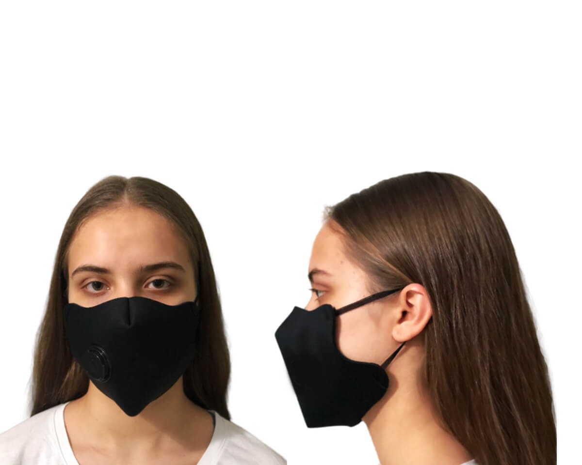 Siyah Maske (Yıkanabilir) resmi