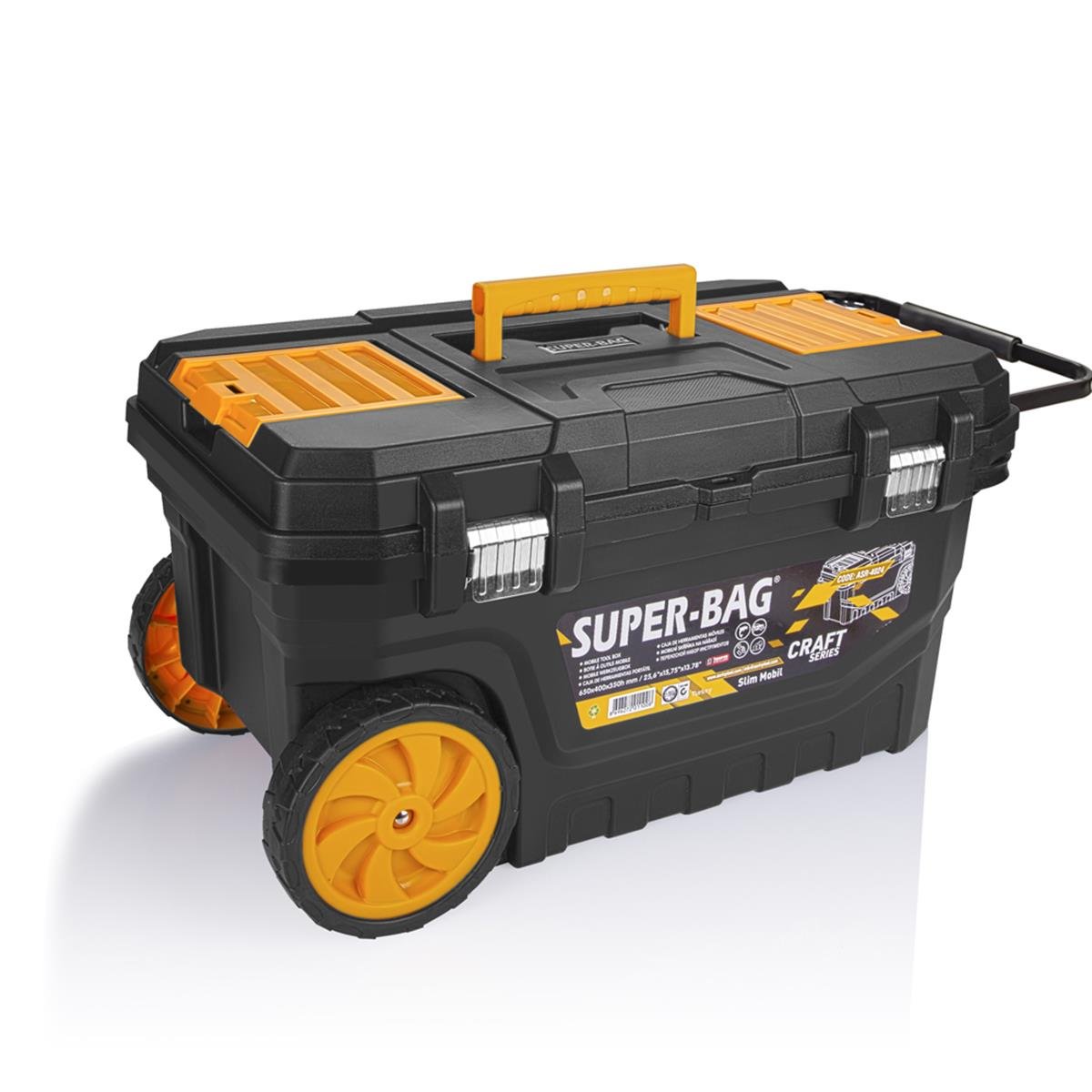 Super-Bag Slim Tekerlekli Mobil Takım Çantası Asr-4024 resmi