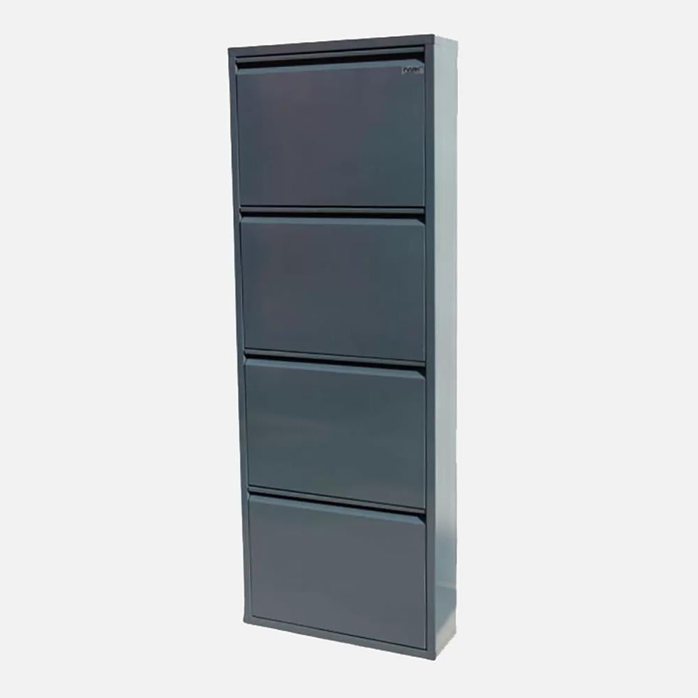 Usta Çelik 4 Lü Metal Ayakkabılık Antrasit 50X15X143 U-Ayk04Antr resmi