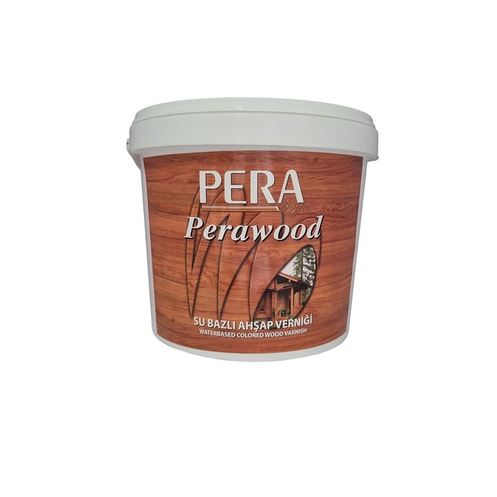 Perawood Su Bazlı Ahşap Verniği 12 lt Koyu Meşe resmi