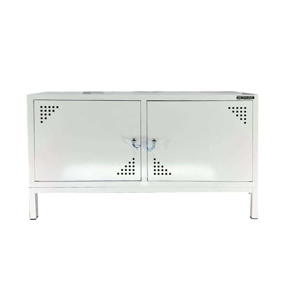 Usta Çelik Tv Sehpası Beyaz 119X40X68 U-TVSHP resmi