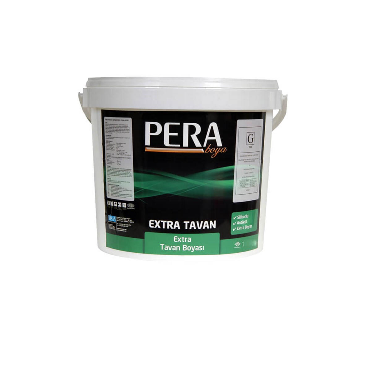 PERA Extra Tavan Boyası 3 Kg Beyaz resmi