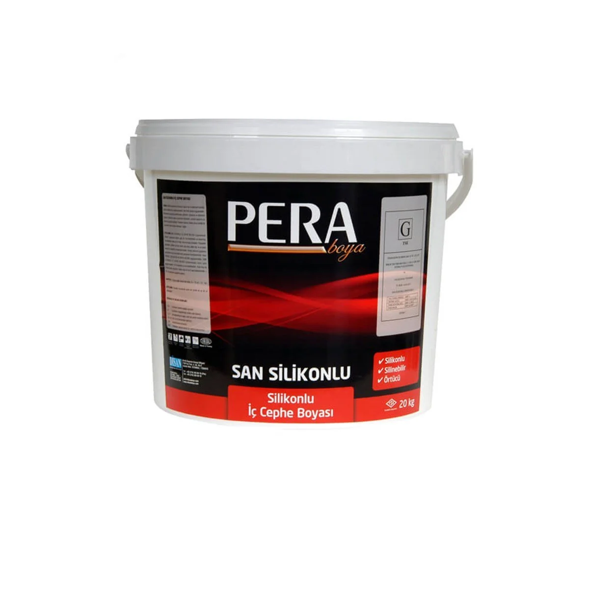 San Silikonlu İç Cephe Boyası 20Kg resmi