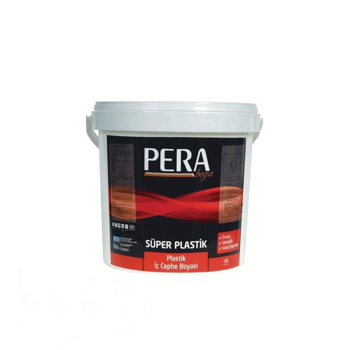 Pera Süper Plastik İç Cephe Boyası 0.750 Lt (1Kg) resmi