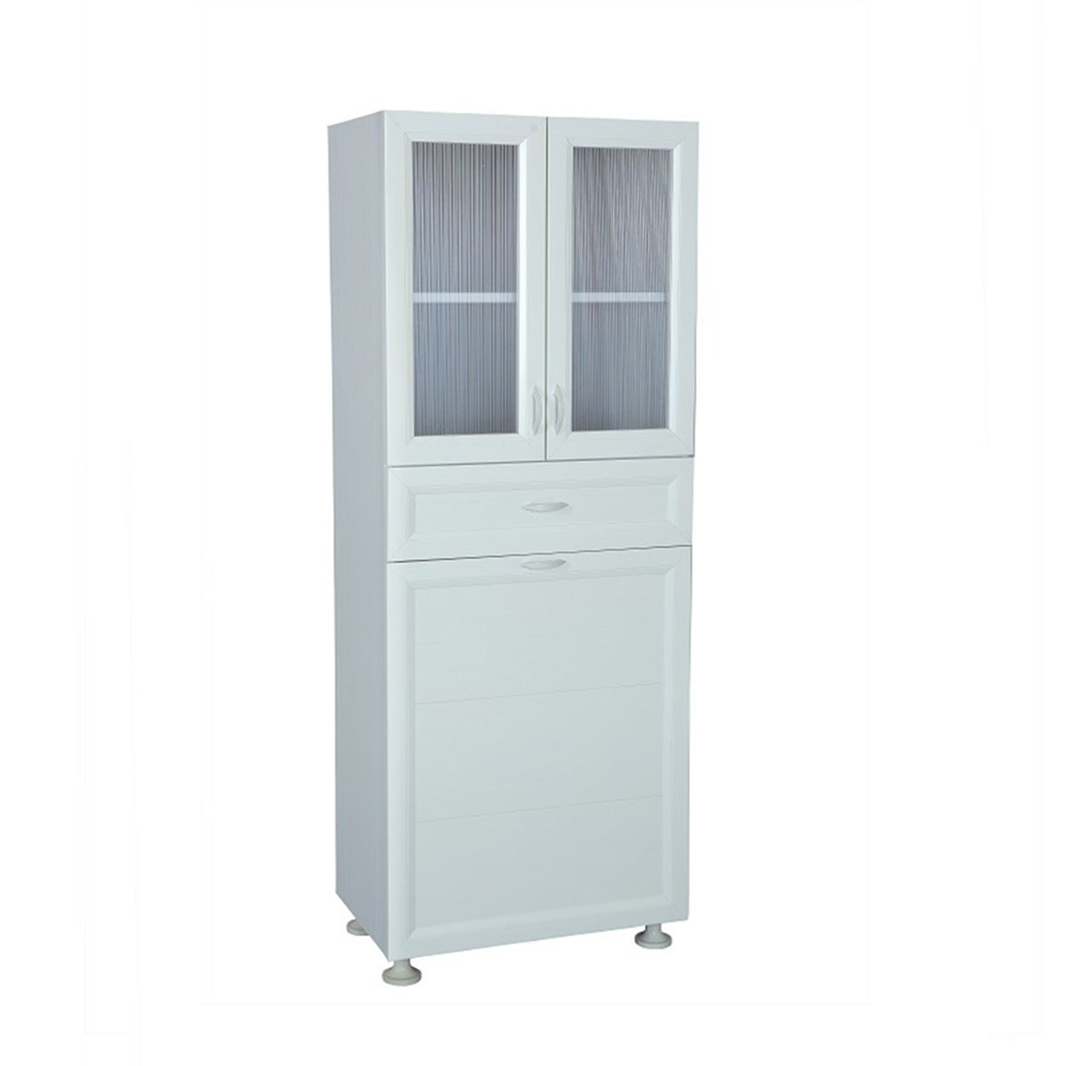Zen Çok Amaçlı Sepetli Pvc (Plastik) Dolap 60X157X37Cm resmi
