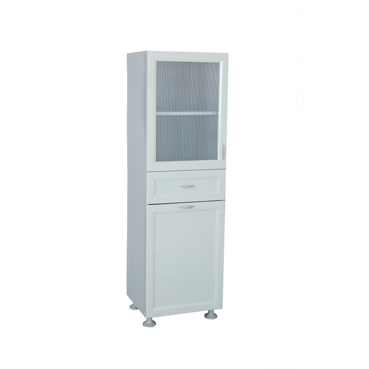 Zen Çok Amaçlı Sepetli Pvc (Plastik) Dolap 45X145X37Cm resmi