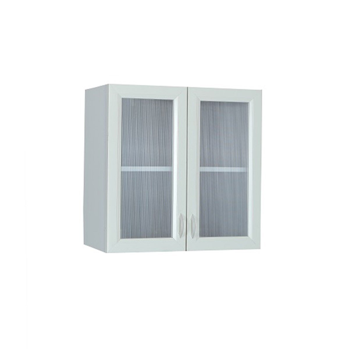 Zen Çok Amaçlı Duvara Monte Camlı Pvc (Plastik) Dolap 60X60X37Cm resmi