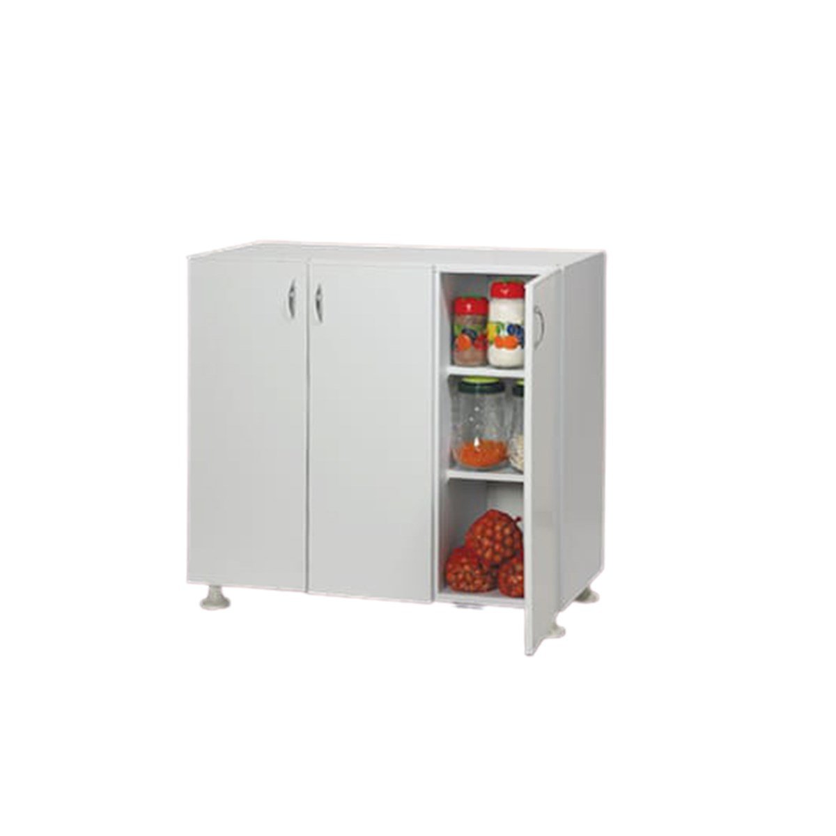 Zen Çok Amaçlı Pvc (Plastik) Dolap 90X85X37Cm resmi
