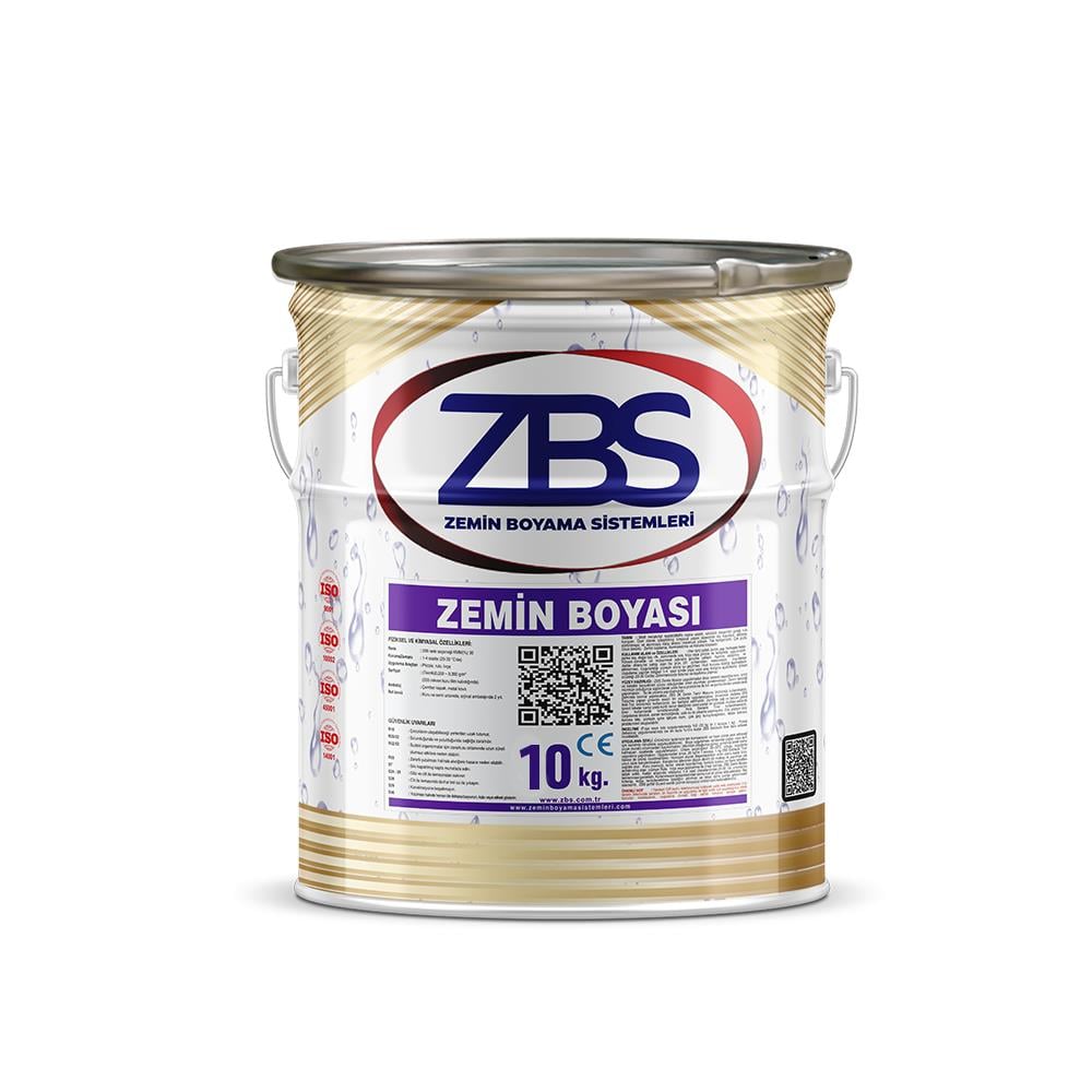 Zbs Zemin Boyası 10 Kg  - (Türkiye'nin En Çok Satan, İlk ve Tek Zemin Boyası) resmi
