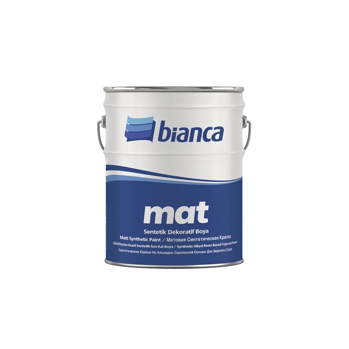 Bianca Mat Sentetik Yağlı Boya Beyaz 15 Lt resmi