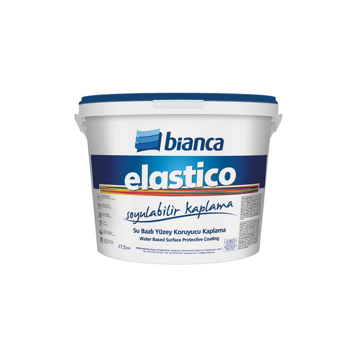 Bianca Elastico Soyulabilir Kaplama (Likit Streç) 2,50 Lt resmi