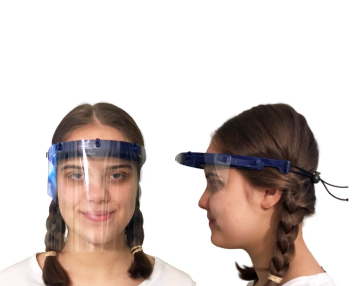 Nebula Çocuk Yüz Koruyucu Siper Lacivert resmi