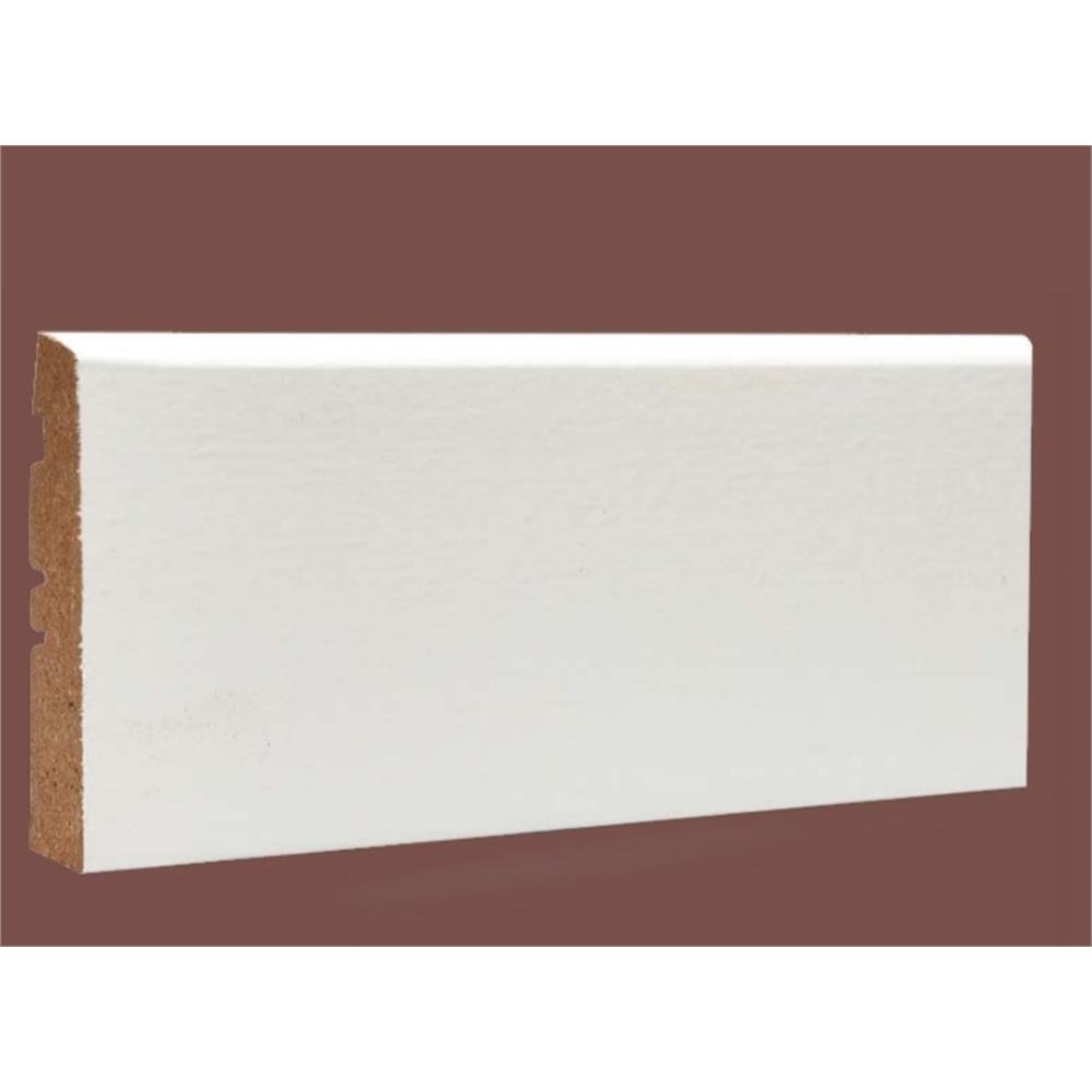 Mdf Süpürgelik 8 Cm - 501 Beyaz (2,50mt) resmi