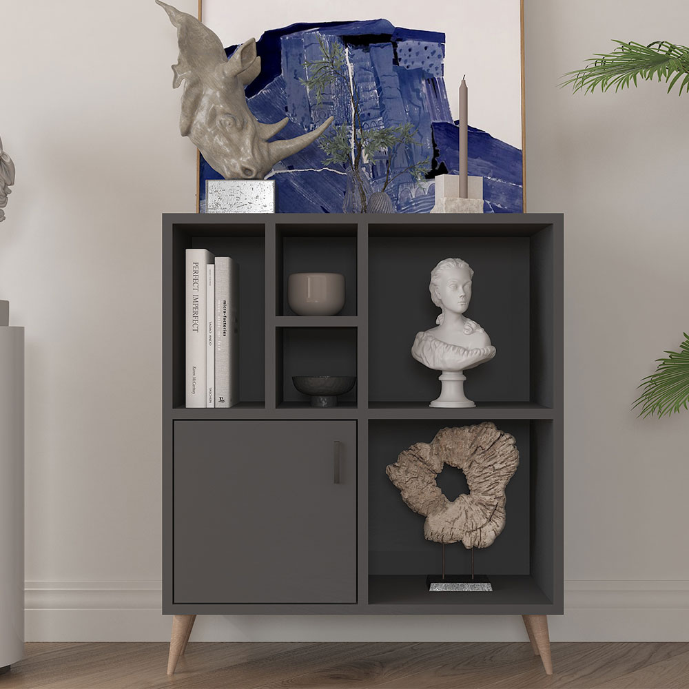 Bgr Çok Amaçlı Dolap Antrasit 1001 resmi