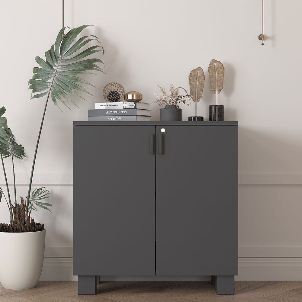 Bgr Ofis Dosya Dolabı Antrasit 8000 resmi