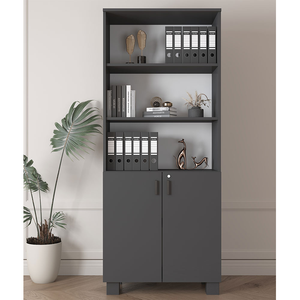 Bgr Ofis Dosya Dolabı Antrasit 8003-A resmi