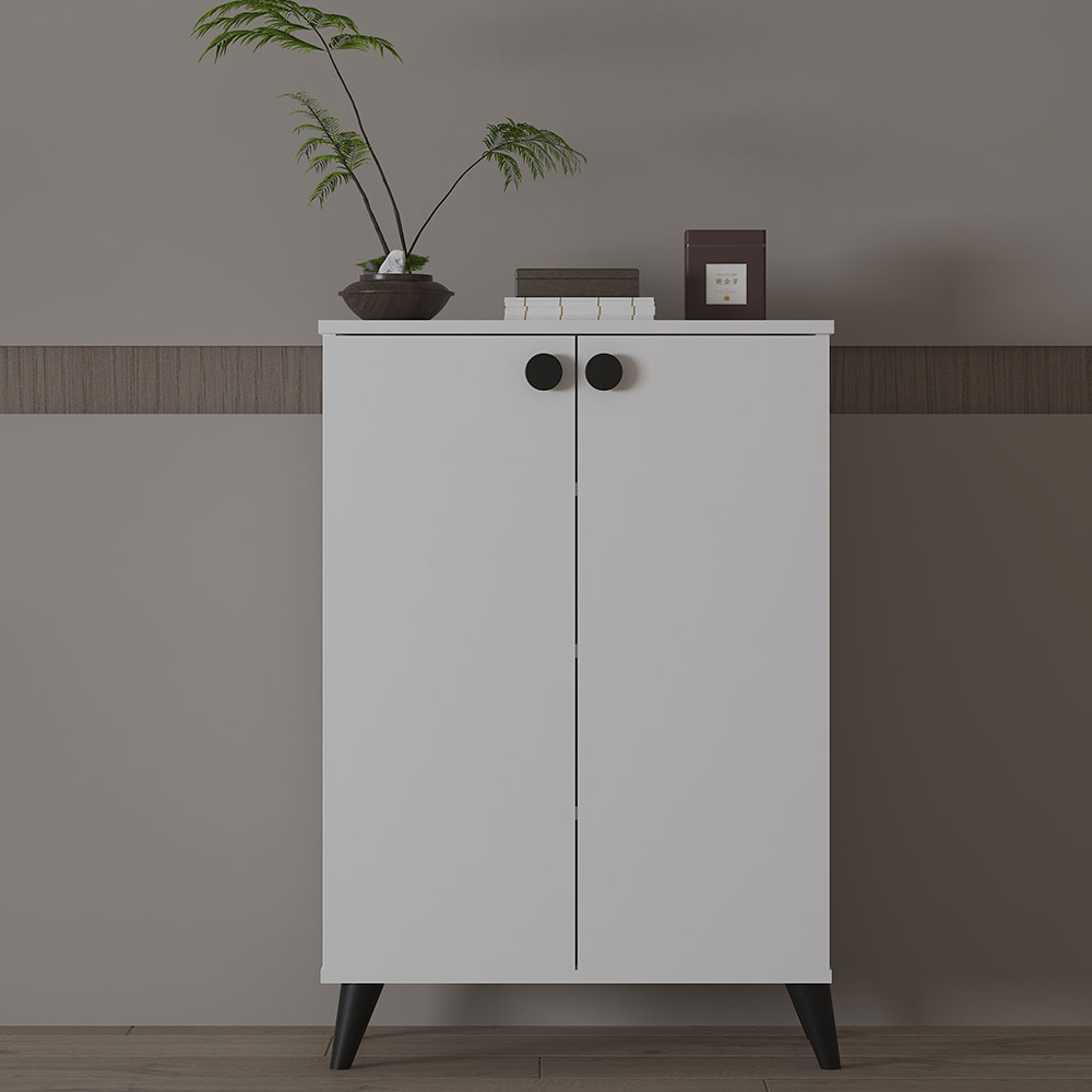 Bgr Ayakkabılık Çok Amaçlı Dolap Beyaz 8050 resmi