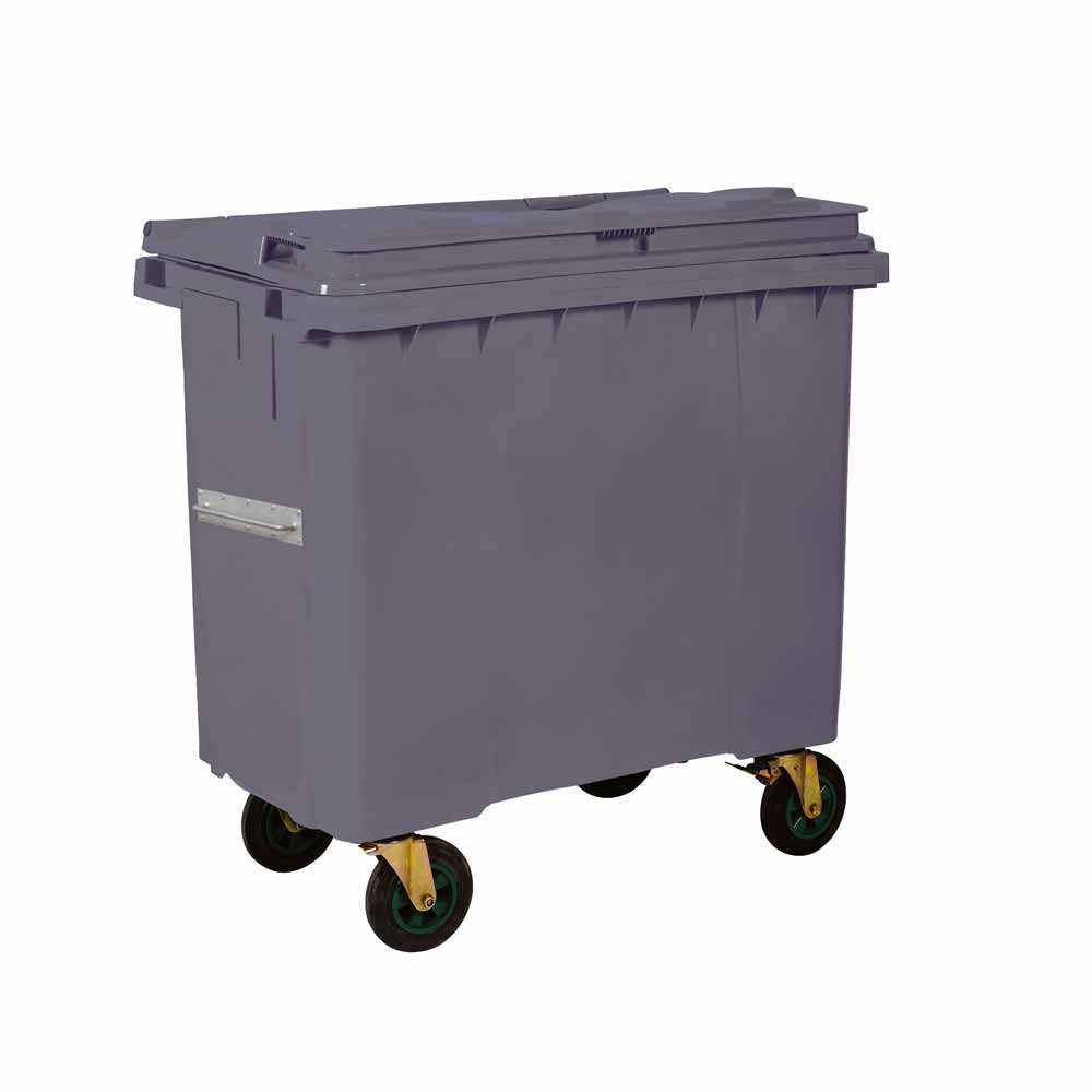 Kayaplas Çöp Konteyneri 770 Lt Gri resmi