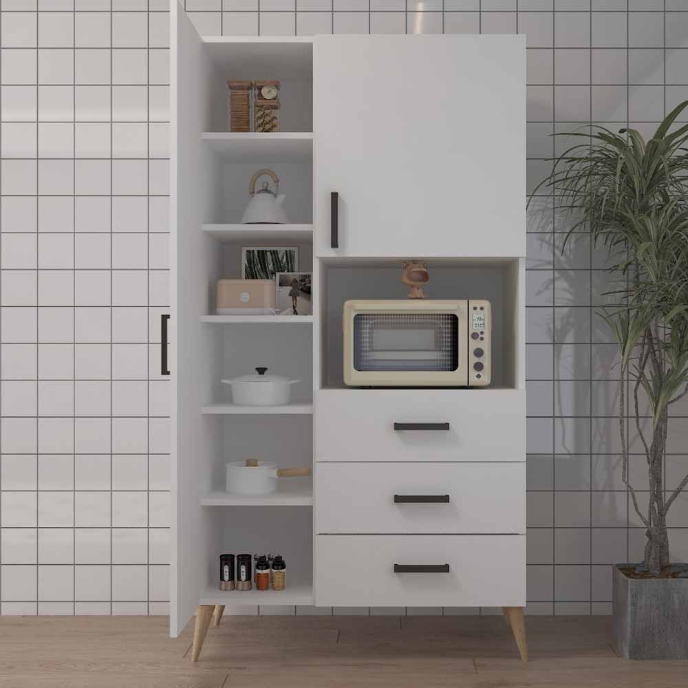 Bgr Mutfak Dolabı Beyaz 5735-B resmi