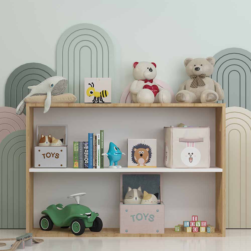 Bgr Oyuncak Dolabı Safir Meşe-Beyaz 2511-Ab resmi