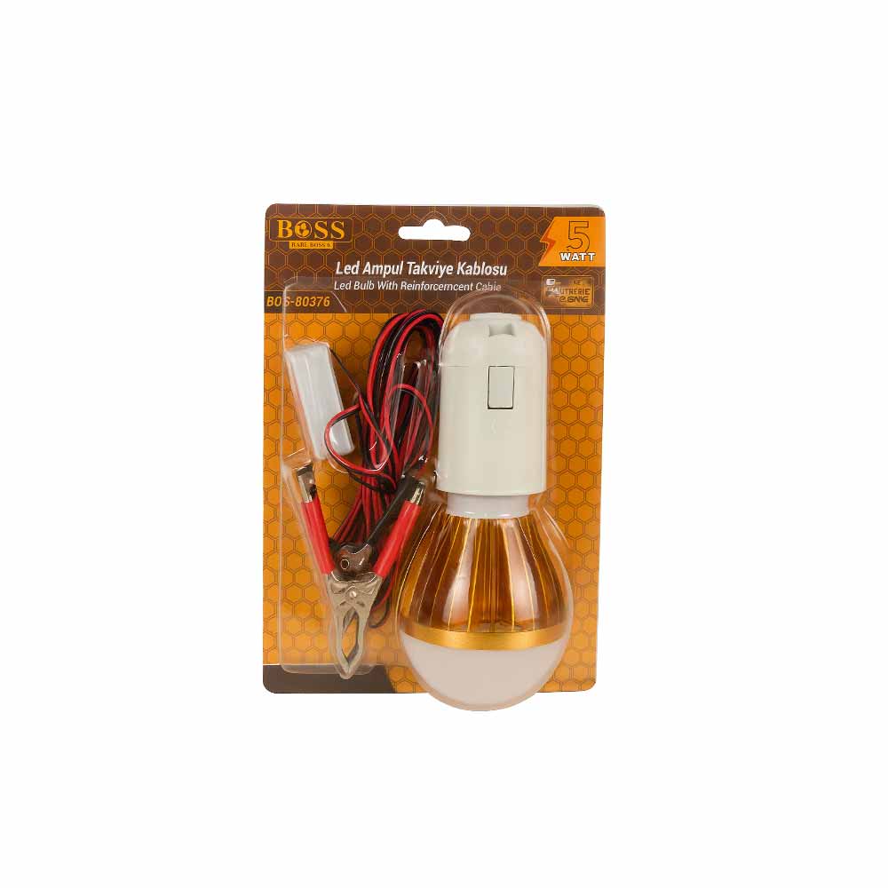 Boss Seyyar 5W Akü Led Lamba resmi
