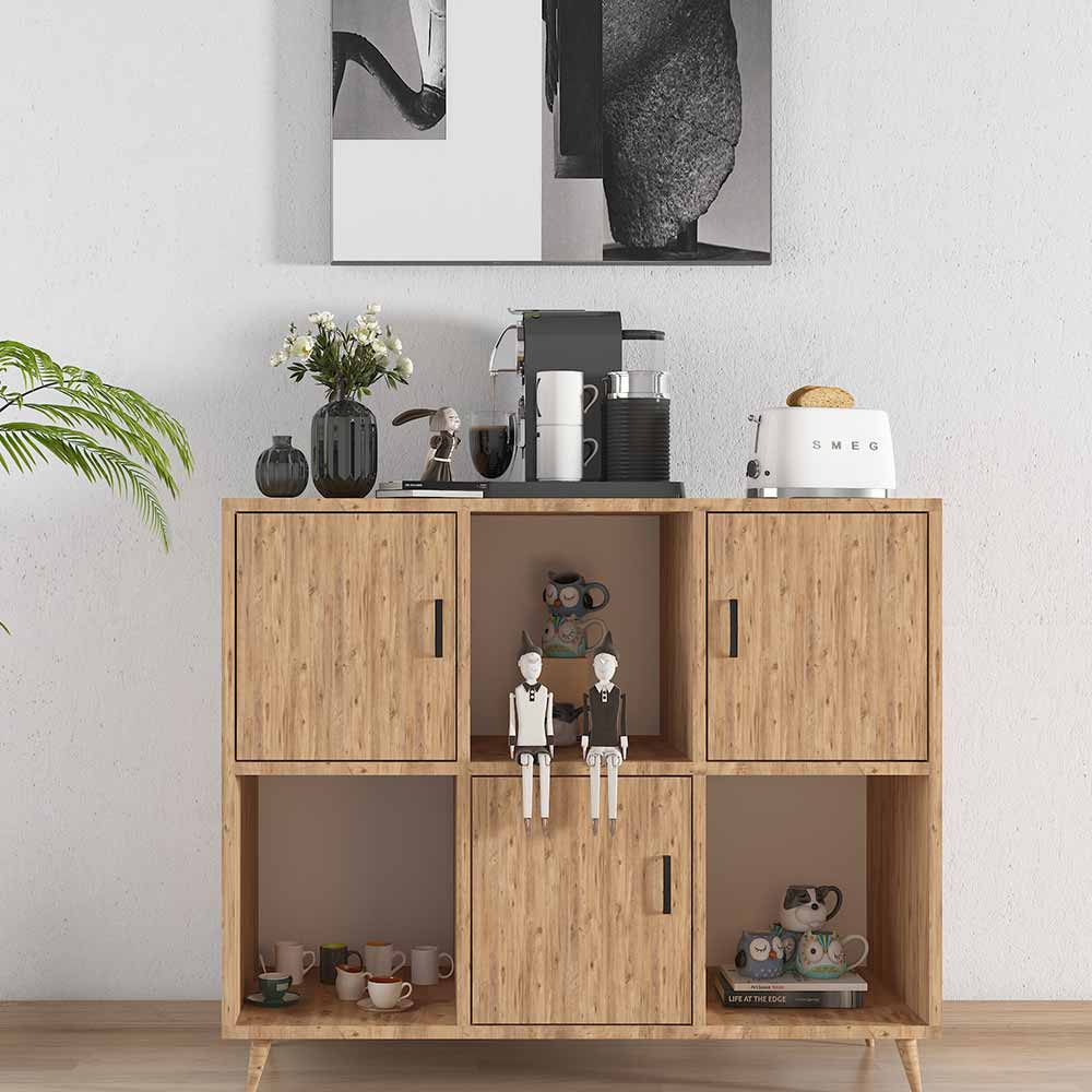 Bgr Kahve Köşesi Dolap Atlantik Çam 1829 resmi