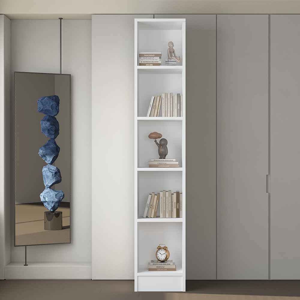 Bgr Kitaplık 5 Bölmeli Beyaz 8054 resmi