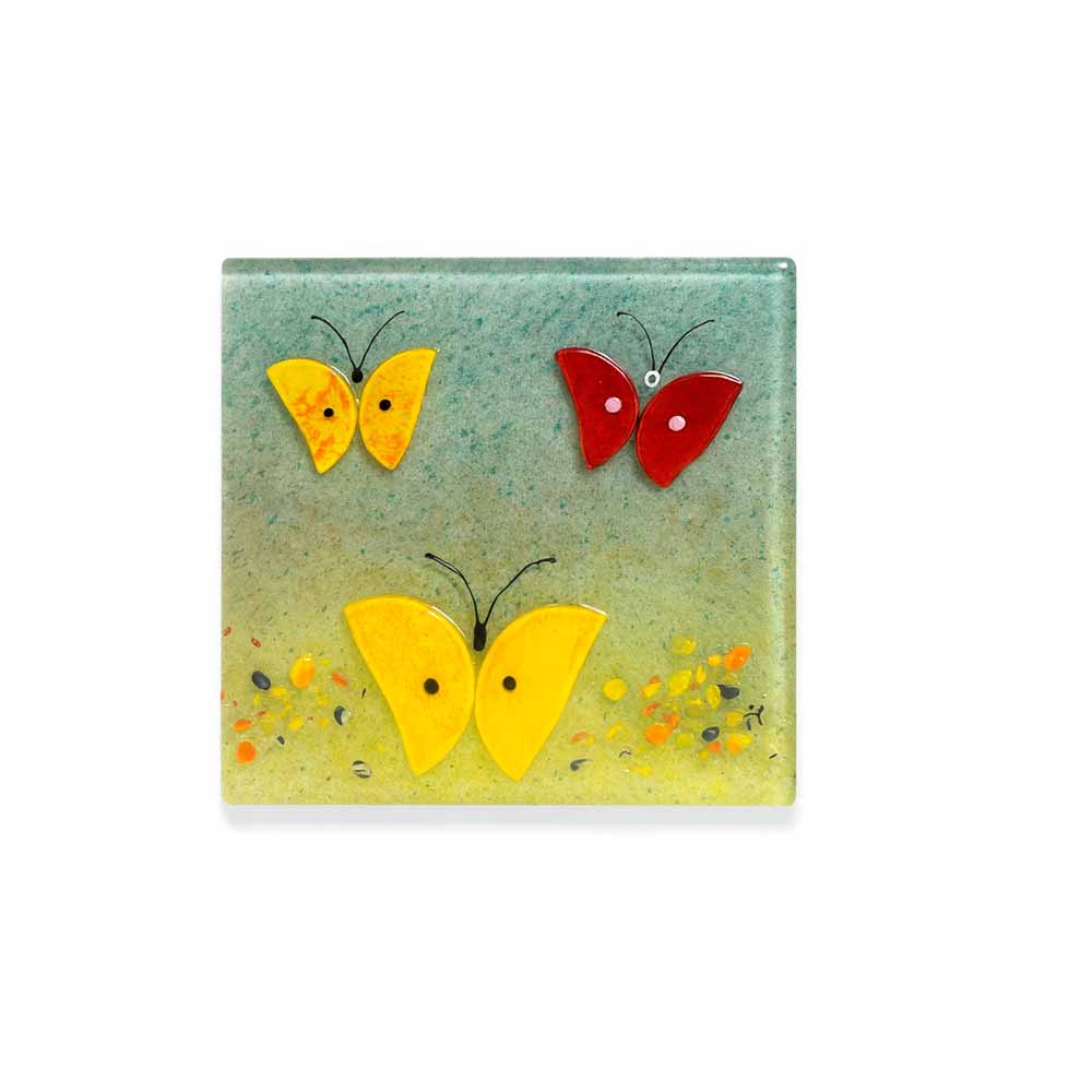 Füzyon Cam Gider Kapağı 15X15 Kelebek resmi