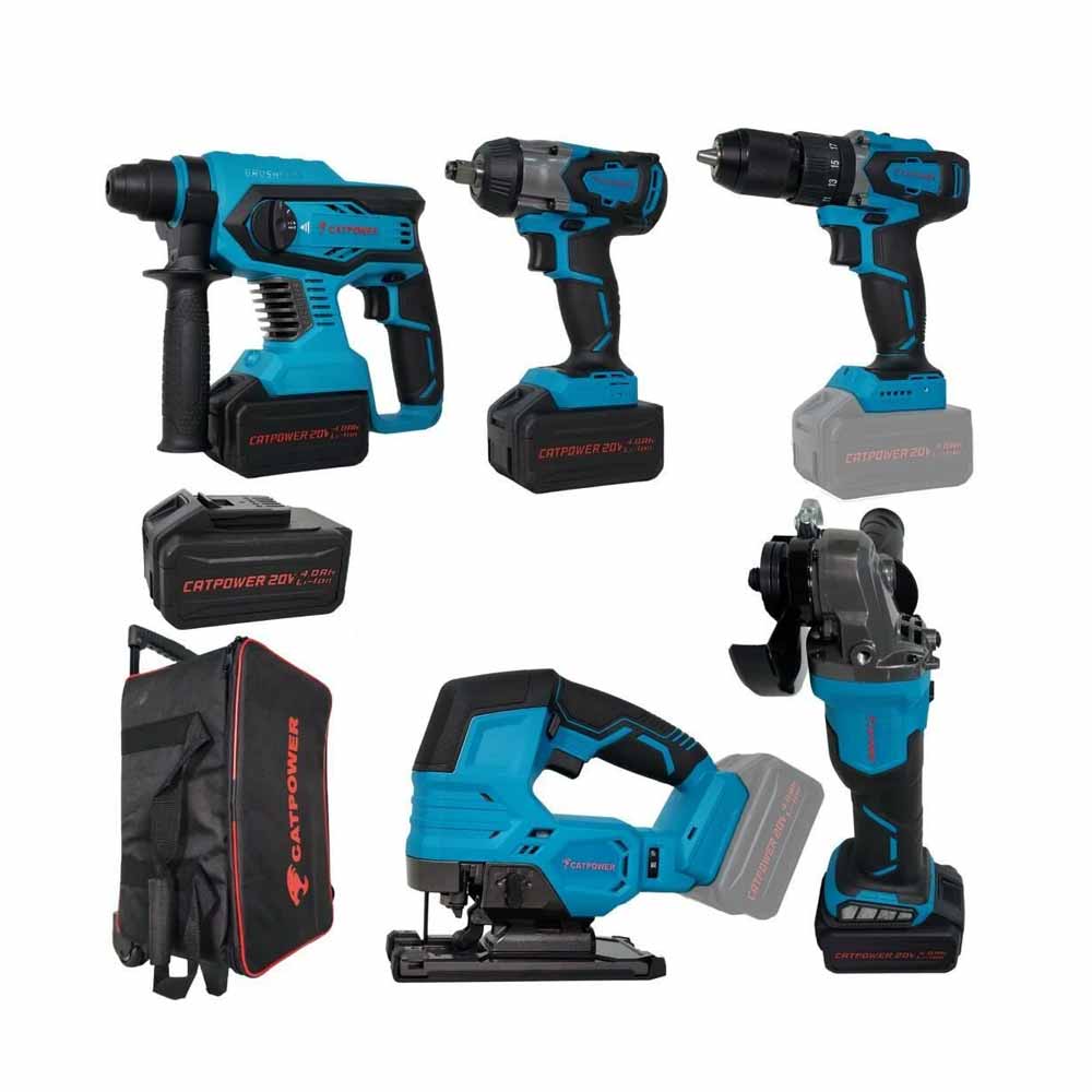 Catpower 4150 Akülü 5'Li Makine Seti 20V 3X4.0Ah resmi