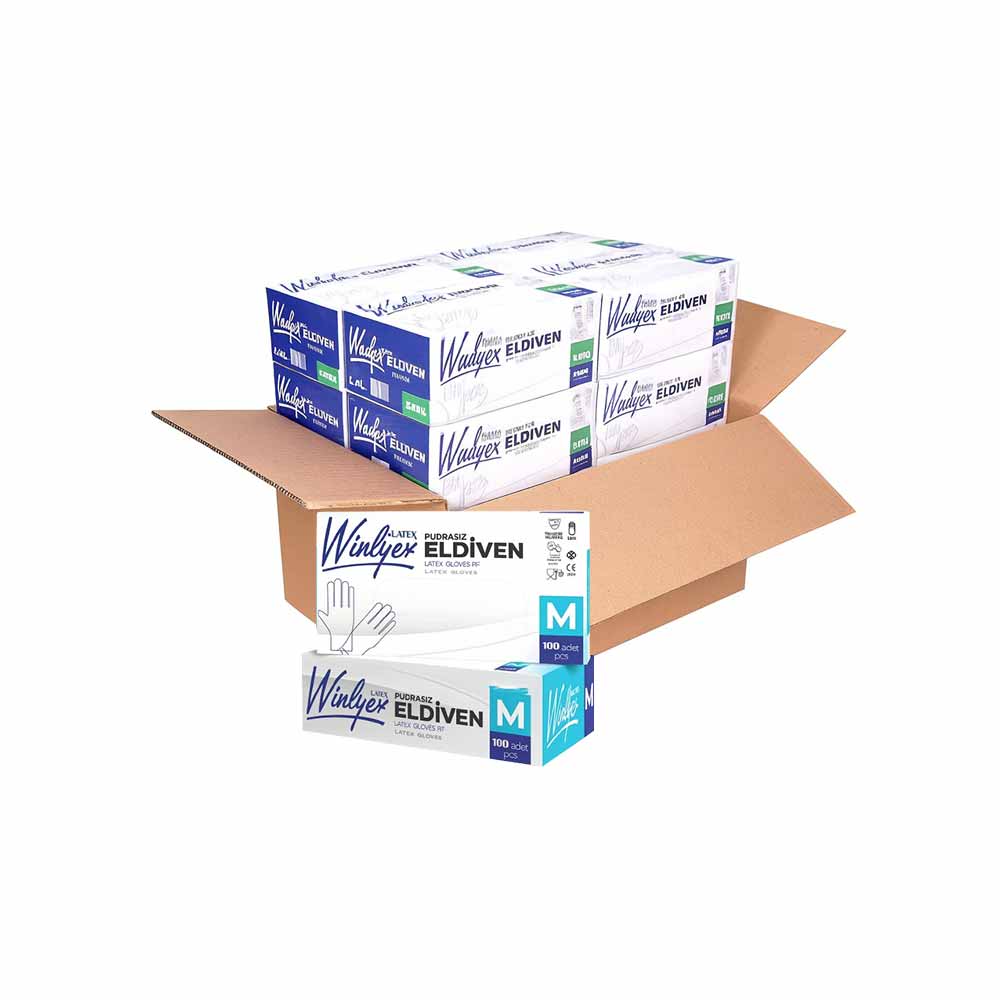 Reflex Winlyex Eldiven Şeffaf M Beden 100'Lü X 20 Paket resmi