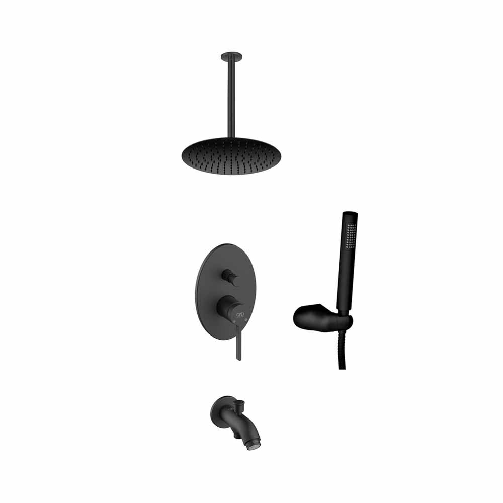 Gpd Gildo Ankastre Duş Seti Siyah resmi