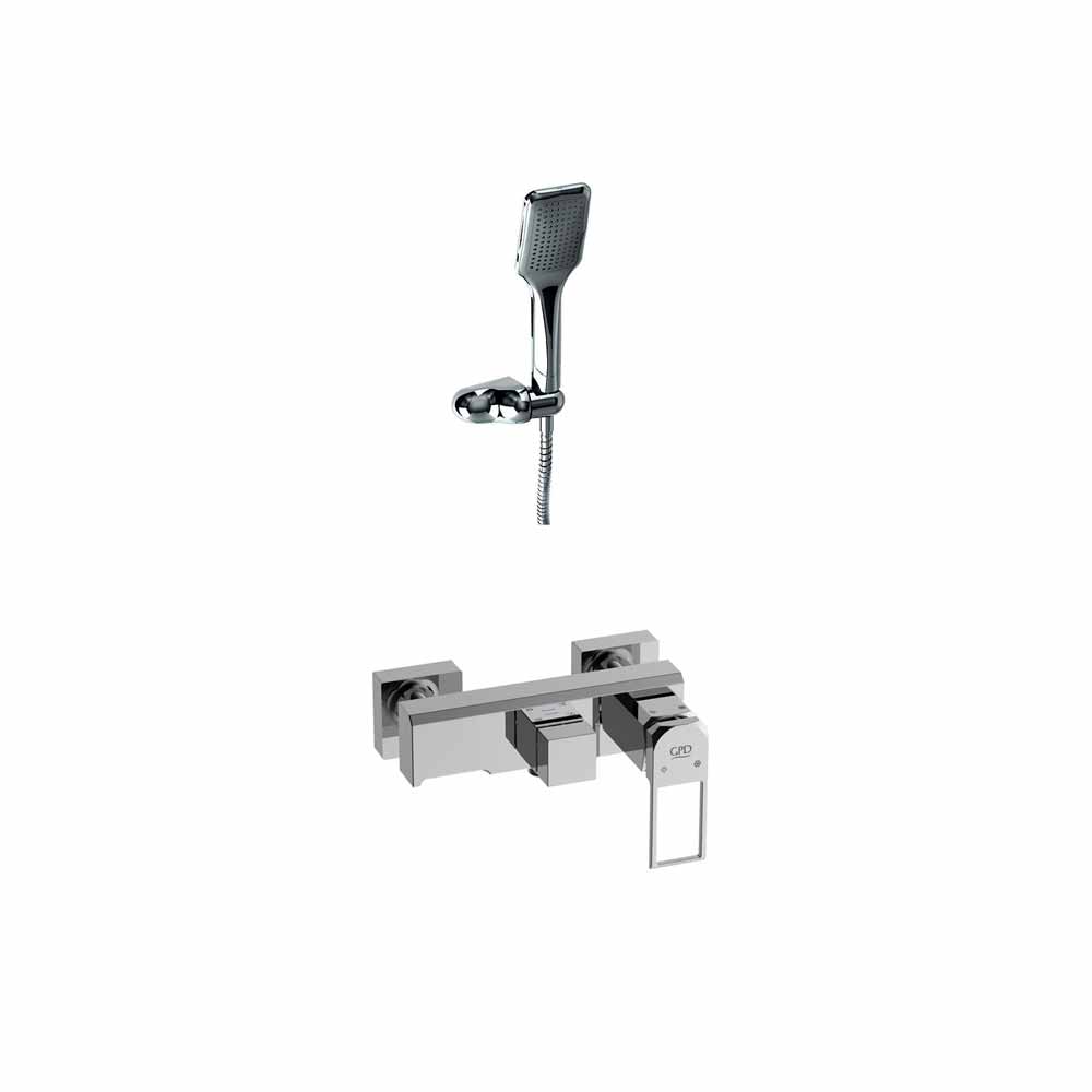 Gpd Quadro Banyo Bataryası Ve Duş Seti Krom resmi