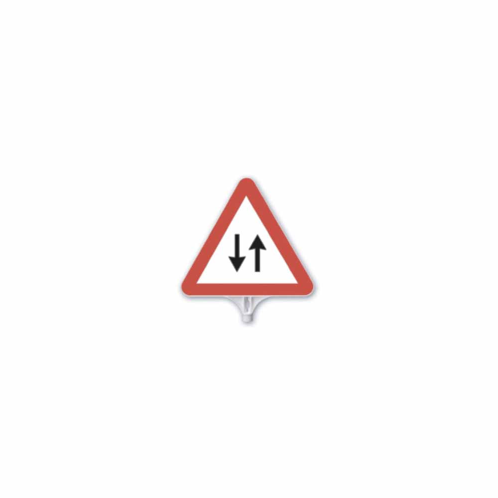 Tek Gidiş Geliş Yön Üçgen Levha Tek Yön 39 Cm resmi