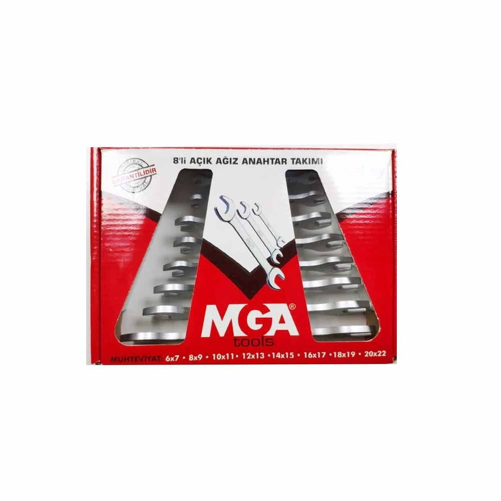 Mega Açık Ağız Anahtar Takımı 8'Li resmi