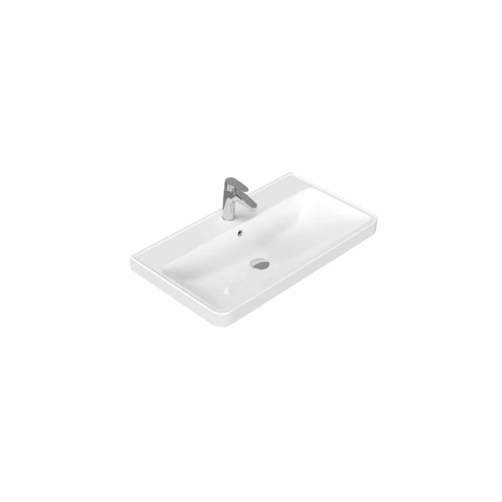 Turkuaz Cerastyle Luna Etajerli Lavabo 80X46 Cm 079800-U resmi