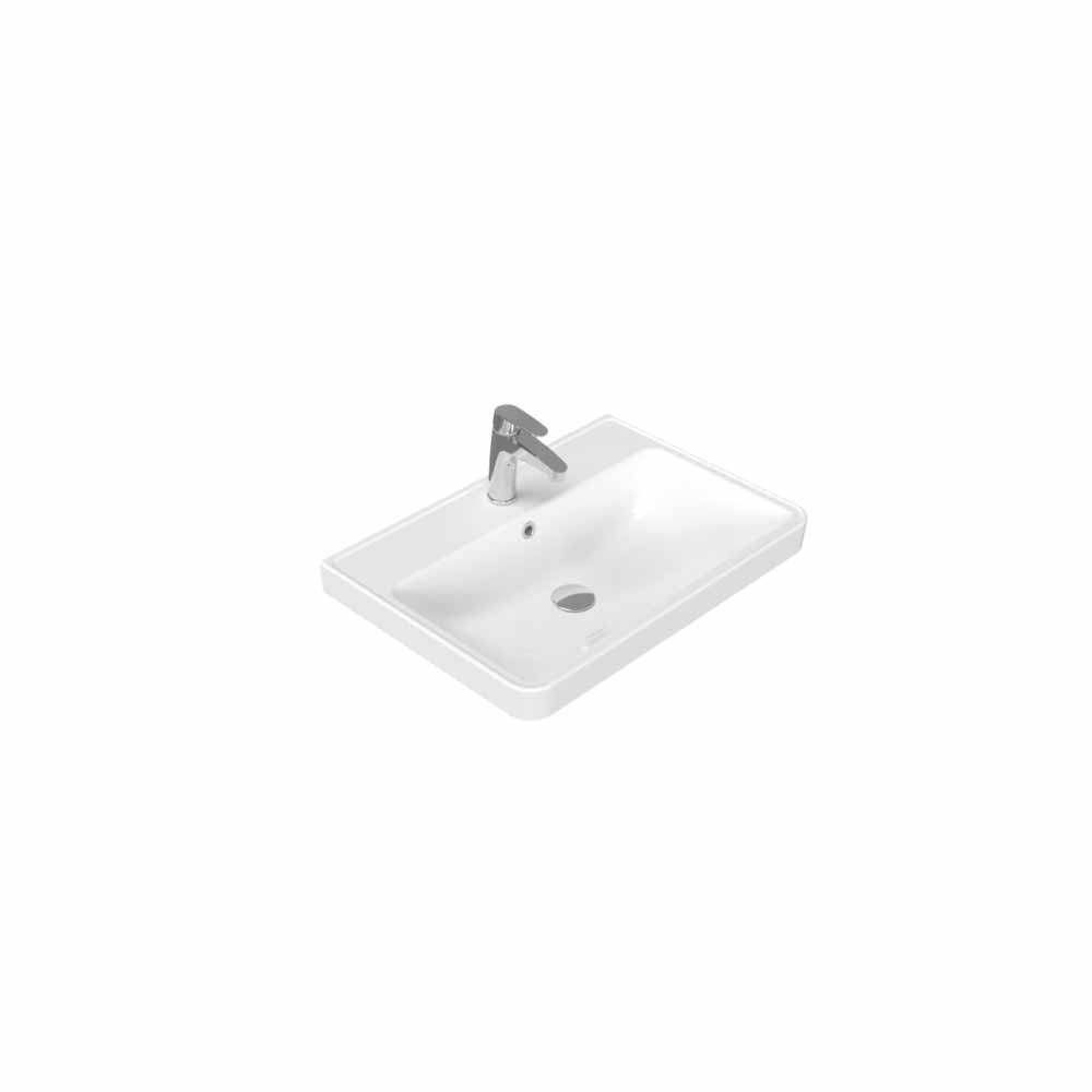 Turkuaz Cerastyle Luna Etajerli Lavabo 65X46 Cm 077700-U resmi