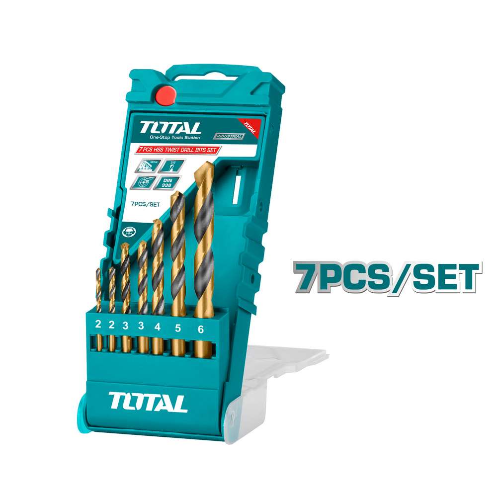 Total Hss Twist Matkap Uç Seti 7'li TACSD0075 resmi
