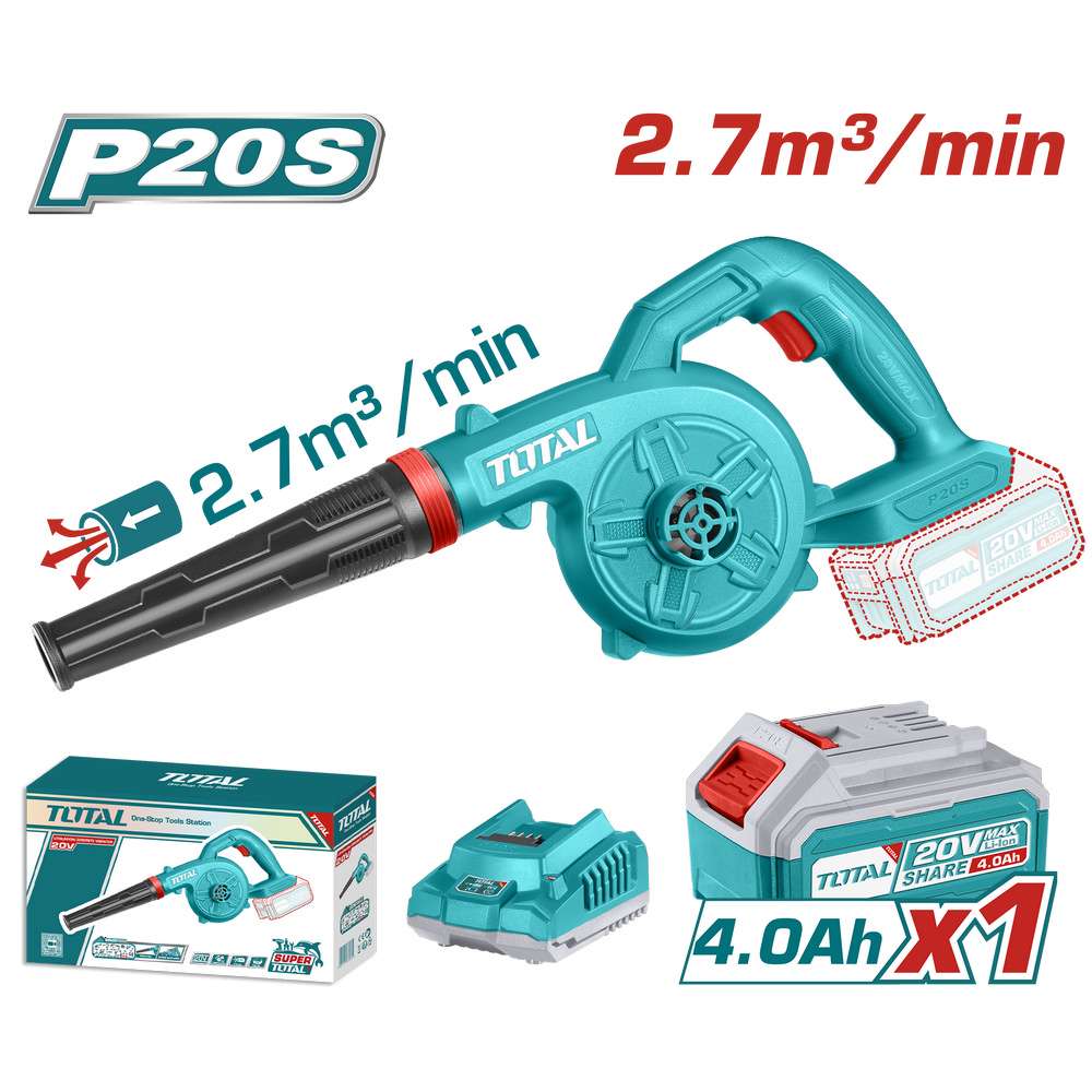 Total Akülü Hava Üfleme Makinesi 20V 4 Ah TABLI200285 resmi