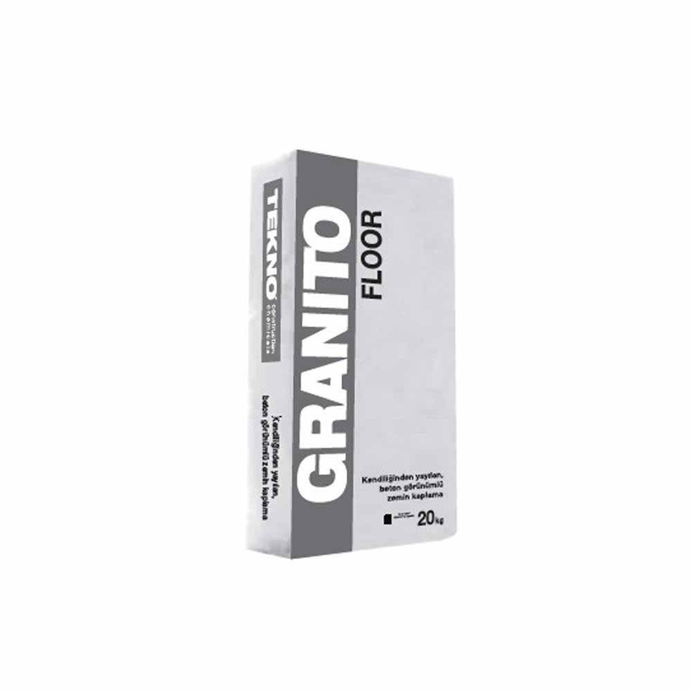 Tekno Granito Floor Beton Görünümlü Son Kat Kaplama Gri 20 Kg resmi