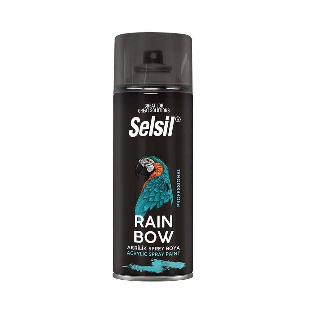 Selsil Rainbow Akrilik Sprey Boya 400 Ml Gökyüzü Mavi Tab448 (Ral 5015) resmi