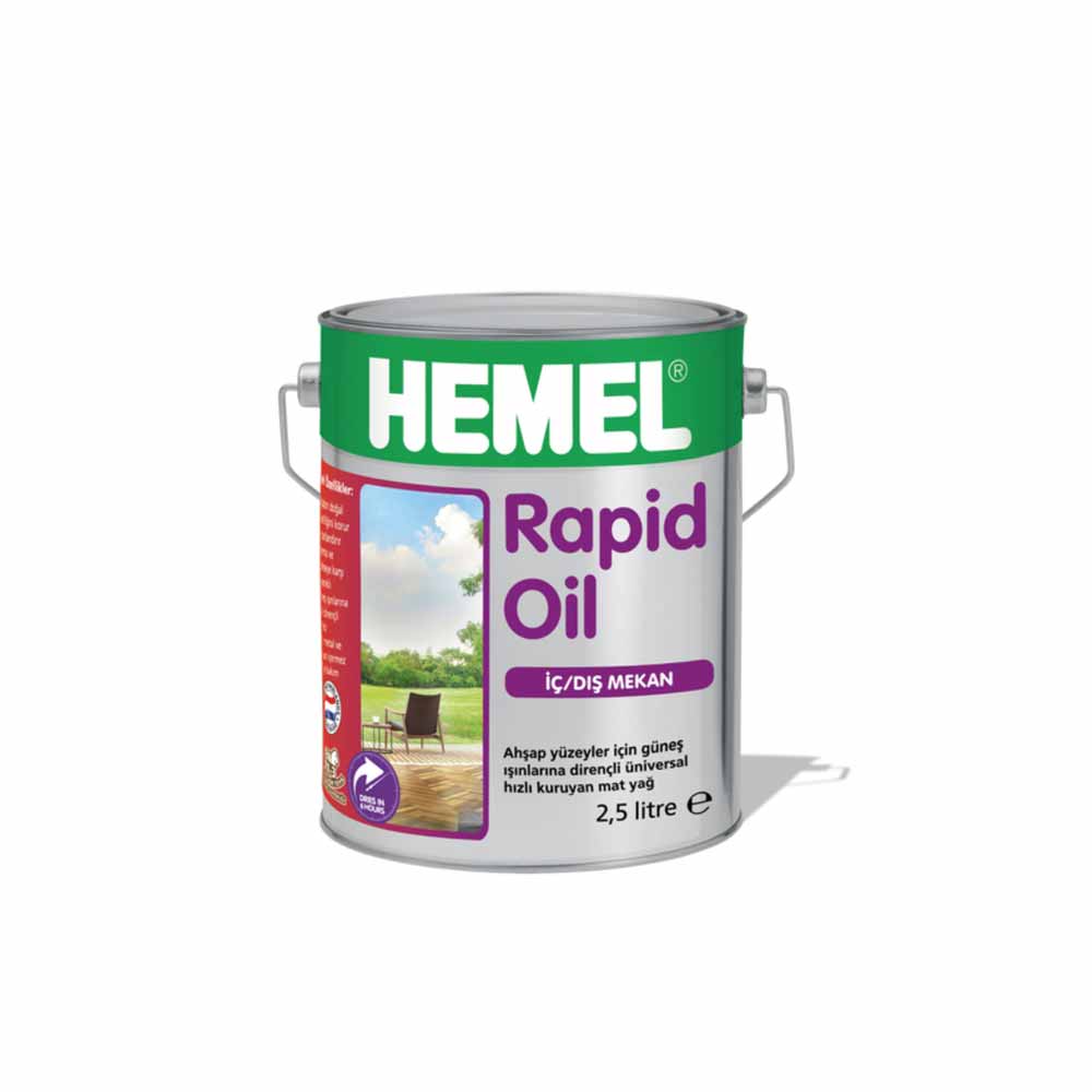 Hemel Rapid Oil Hızlı Kuruyan Yağ  2,5 Lt resmi