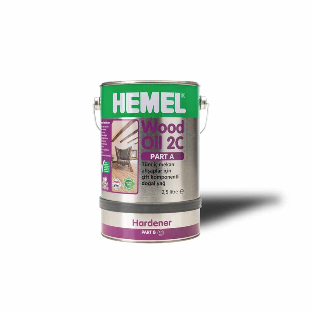 Hemel Wood Oil 2C Masif Ahşap Doğal Yağ 3 Lt resmi