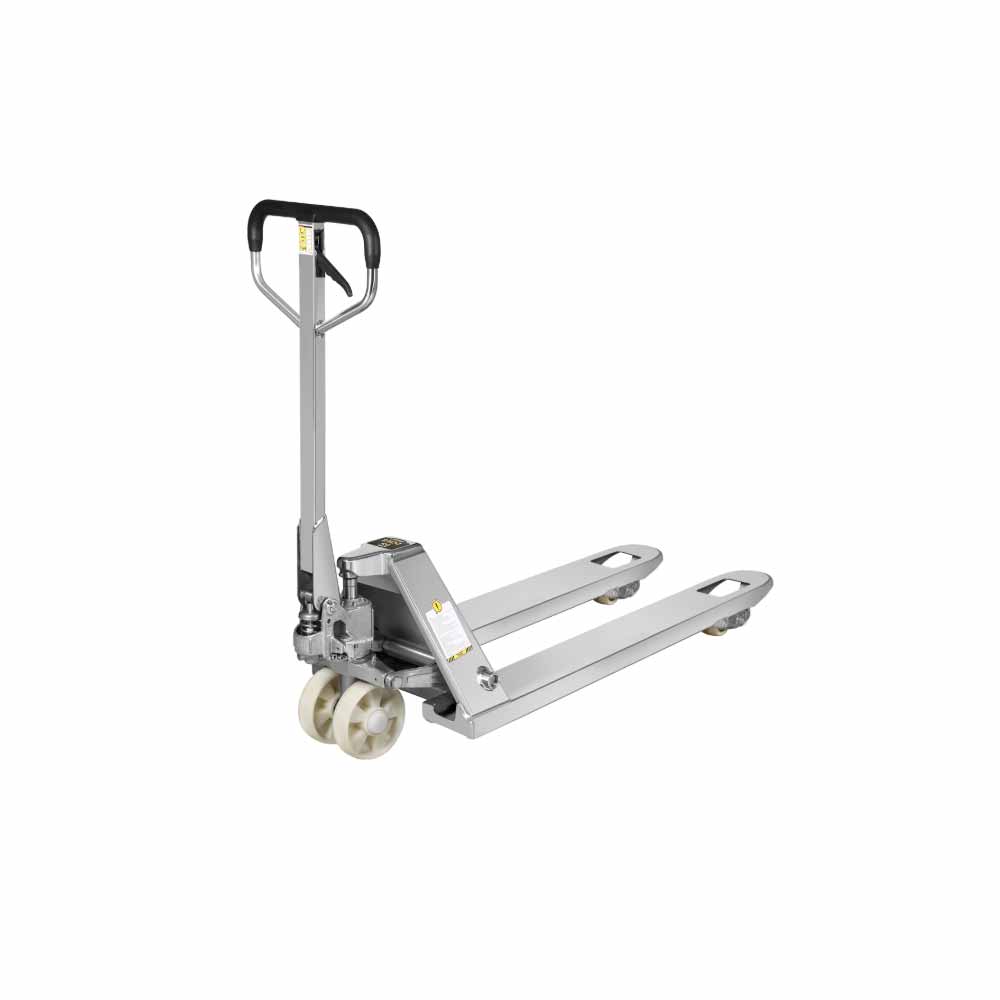 Yaparlar Pro Ypt25P İnox Paslanmaz Transpalet 2.5 Ton Beyaz Kemik Teker Y-82931 resmi