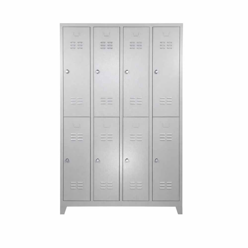 Usta Çelik Giyinme Dolabı Metal 8 Kapılı 129X37X198 U-E08 resmi