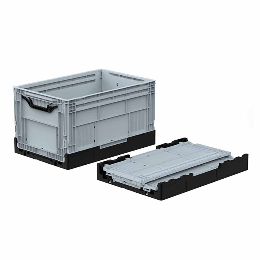 Hipaş Katlanır Kasa 40X60X34 Cm Gri Kx-4634 resmi