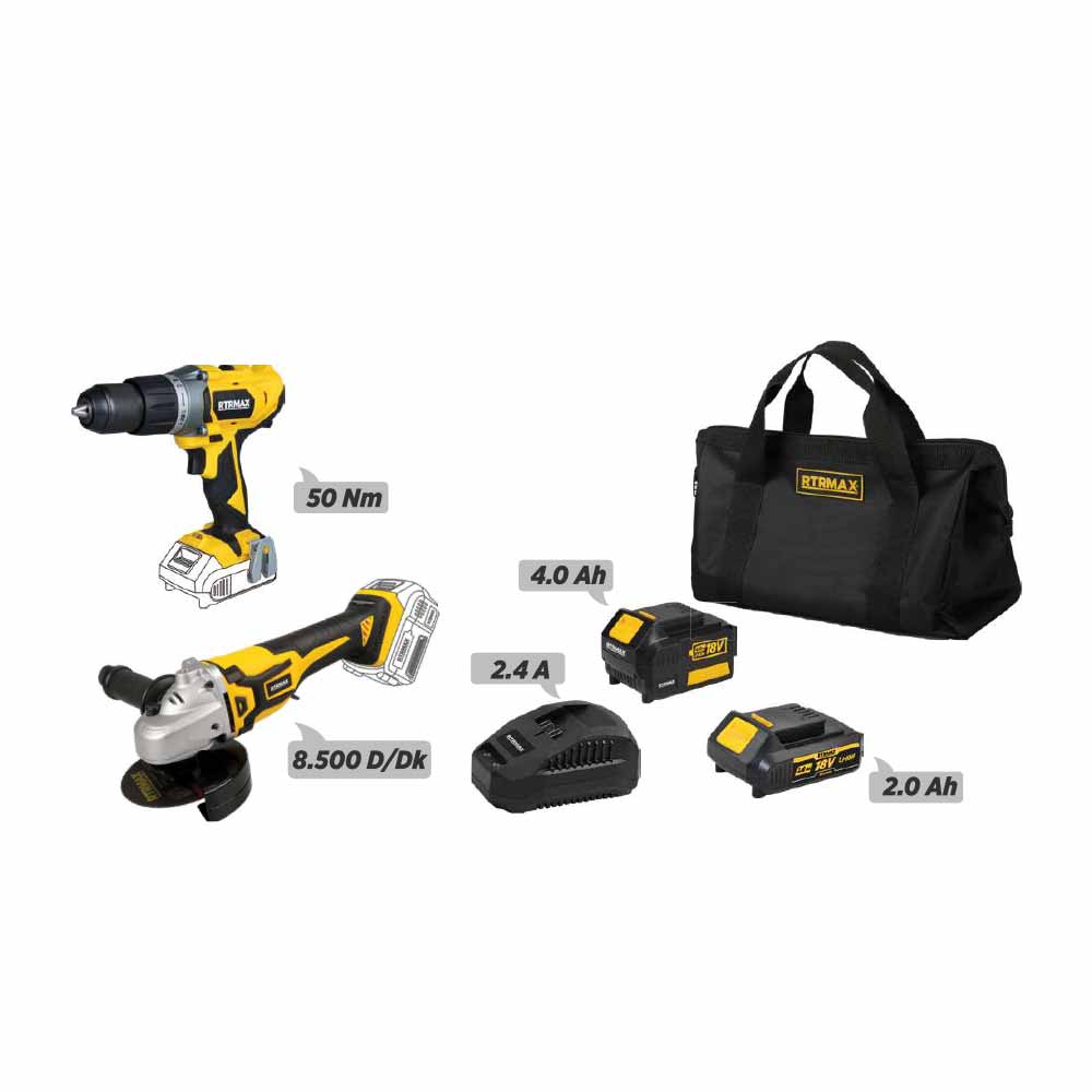 Rtrmax X-Lion 2'Li Makine Seti Rtxset41 resmi