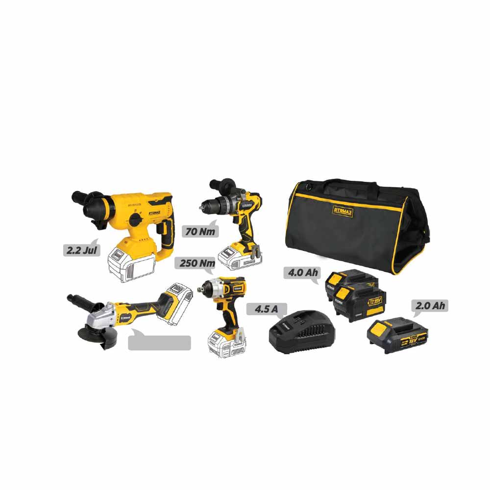 Rtrmax X-Lion 4'Lü Makine Seti Rtxset46 resmi