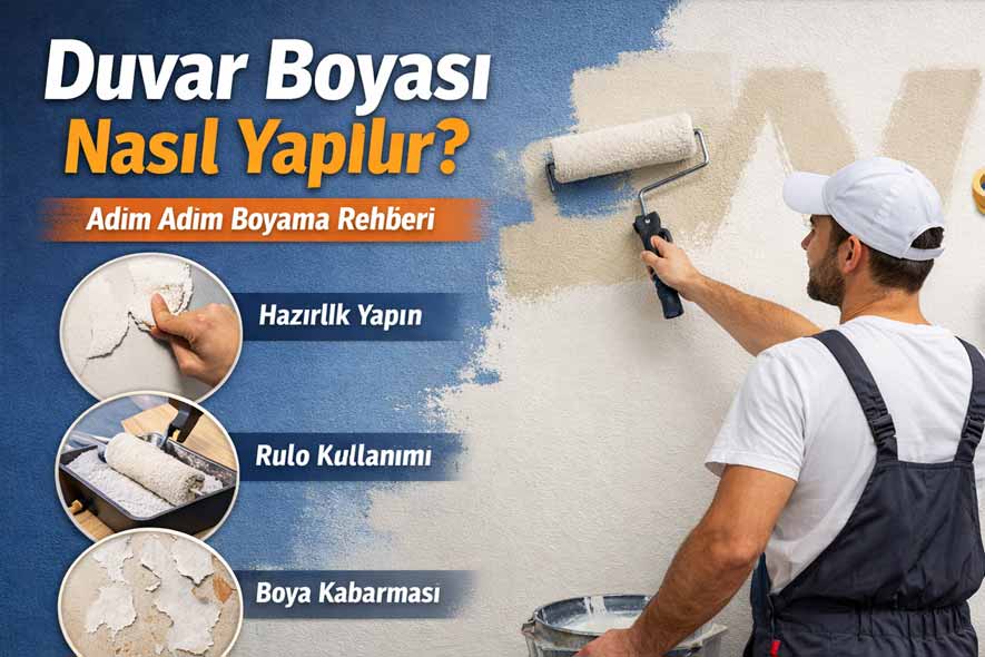 Duvar Boyası Nasıl Yapılır? Adım Adım Profesyonel Boyama Rehberi
